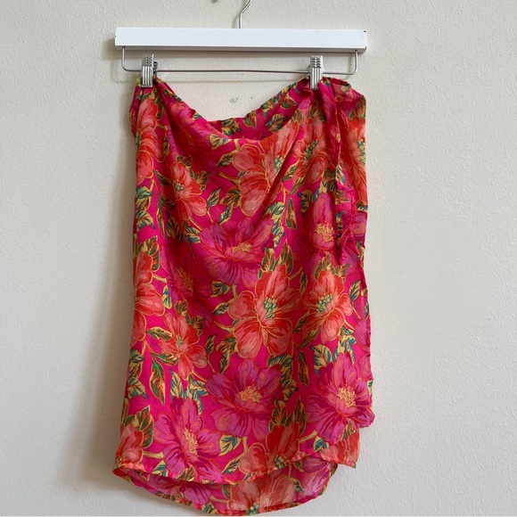 Beach Riot Melanie Hibiscus Side Wrap Floral Hawaiian Sarong one size - Picture 2 of 3